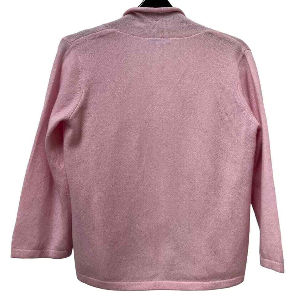 J. McLaughlin Pale Pink Clemson Cashmere Open Cardigan Size XS - Picture 2 of 4